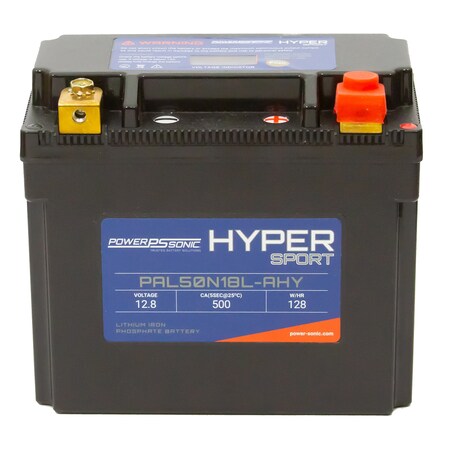 Power Sonic PAL50N18L-AHY Lithium Powersport Battery PAL50N18L-AHY